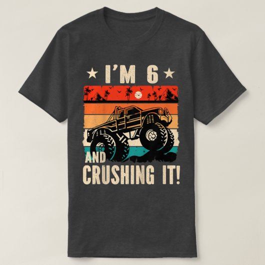 Kinder ben ik 6 en ik heb het gegrift. t-shirt (Design voorkant)