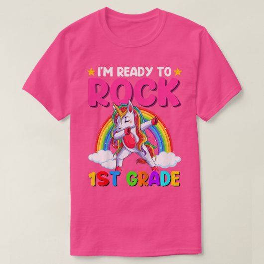 Kinder ben ik klaar om de eerste graad van de Unic T-shirt (Design voorkant)