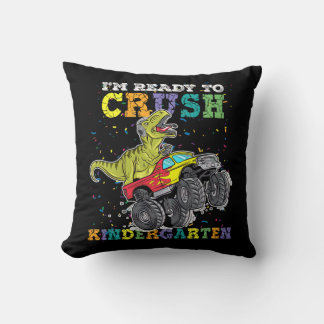 Kinder ben ik klaar om de Kindergarten Monster Tru Kussen