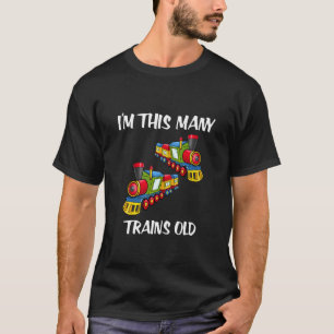 Kinder ben ik zo veel treinen, oude jongen, 2e ver t-shirt