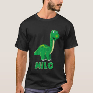 Kinder benaming Dino dinosaur Milo T-shirt