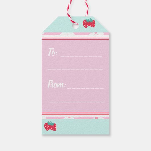 Kinder Berry Sweet Gift Label Cadeaulabel (Achterkant)