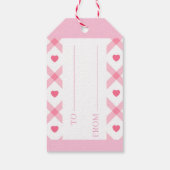 Kinder Berry Sweet One Party Gift Label Cadeaulabel (Achterkant)