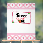 Kinder Berry Sweet One Party Welkomstbord Acryl Bord (Neutraal)