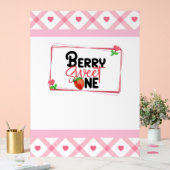 Kinder Berry Sweet One Party Welkomstbord Acryl Bord (Huwelijk)