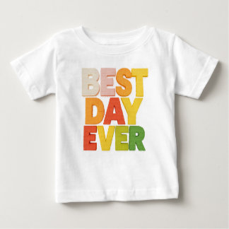 Kinder beste dag ooit T-shirt. Verjaardag, feest