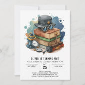 Kinder betoverde detective Verjaardag Kaart (Voorkant)