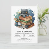 Kinder betoverde detective Verjaardag Kaart (Staand voorkant)