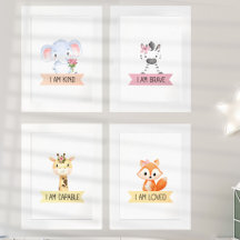 Kinder Bevestiging Kunst - Leuke dieren Galerij