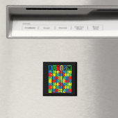 Kinder bewustwording van autisme Puzzle Piece Auti Magneet (Insitu (Vaatwasser))