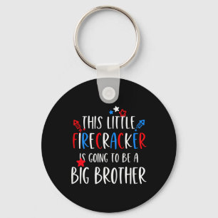 Kinder Big Brother 4th of July Peuter Boy Independ Sleutelhanger