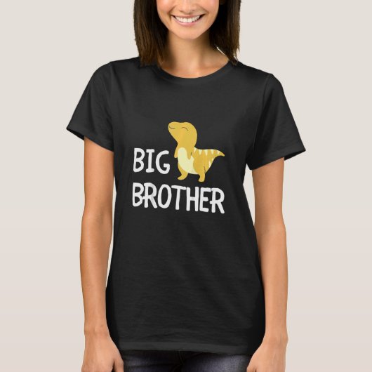 Kinder Big Brother Dinosaur Best Bro Ever World's  T-shirt (Voorkant)