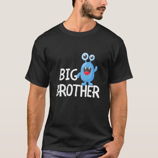 Kinder Big Brother Monster Best Bro Ever World's G T-shirt (Voorkant)