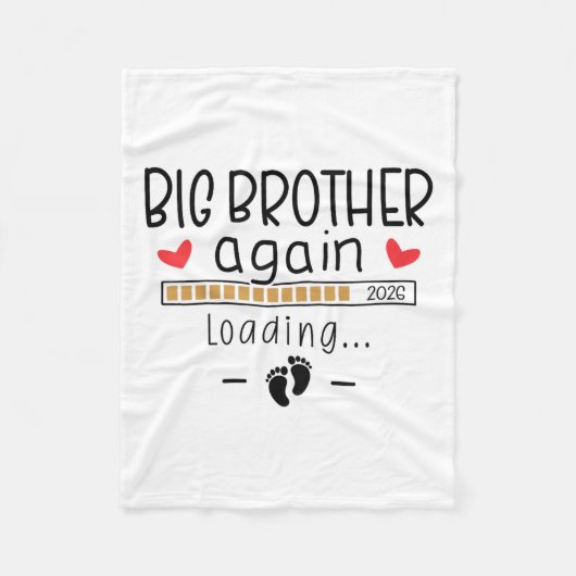 Kinder Big Brother opnieuw EST 2026 - 3e Baby Preg Fleece Deken (Voorkant)