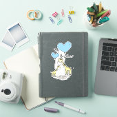 Kinder Big Brother Schattigee Giraffes Cadeau Idee Sticker (iPad Cover)