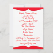 Kinder Big Red Bus-partij aan boord Kaart (Achterkant)