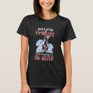 Kinder Big Sis meisjes een kleine prinses maar wor T-shirt