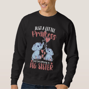 Kinder Big Sis meisjes een kleine prinses maar wor Trui