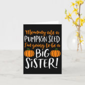 Kinder Big Sister Herfst Zwangerschap Aankondiging (Gele Bloem)