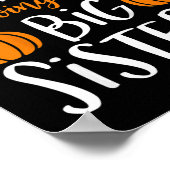 Kinder Big Sister Herfst Zwangerschap Aankondiging Poster (Hoek)