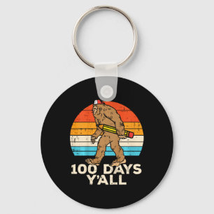 Kinder Bigfoot Potlood 100 dagen Yall 100th Day Sc Sleutelhanger