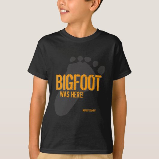 Kinder Bigfoot T-Shirt (Voorkant)