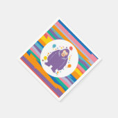 Kinder Bigfoot-verjaardag Servet (Hoek)