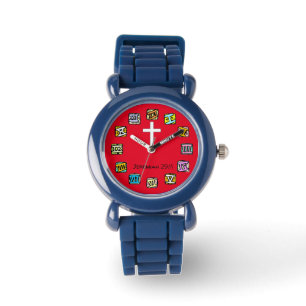 Kinder Bijbelscripts Christelijk Horloge