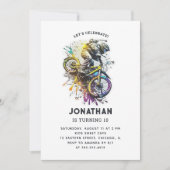 Kinder Bike BMX Party. Extreme avontuurverjaardag Kaart (Voorkant)