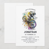 Kinder Bike BMX Party. Extreme avontuurverjaardag Kaart (Voorkant / Achterkant)