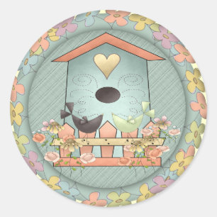 Kinder Bird T Shirten en geschenken Ronde Sticker