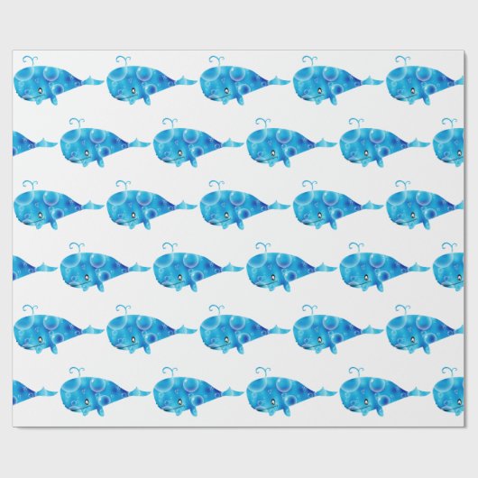 Kinder blauwe schottensleutel Elke keer dat er iet Cadeaupapier (Vlak)