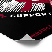 Kinder bloedkanker Nana My Fight Multipel Myeloom  Poster (Hoek)