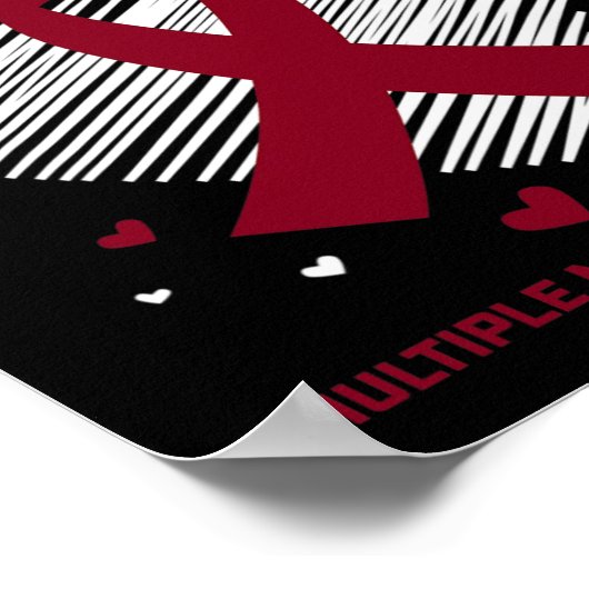 Kinder bloedkanker ondersteunen Grandma Multiple M Poster (Hoek)