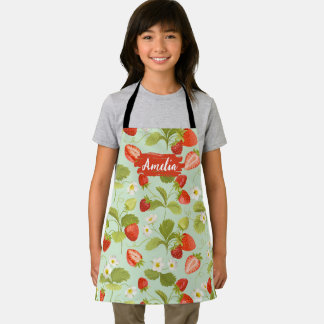 Kinder Bloemen Gepersonaliseerd Schort, Cook Bakin Schort