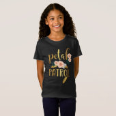 Kinder Bloemenmeisje Bridesmaid Petal Patrol T-shirt (Voorkant volledig)