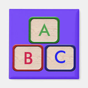 Kinder Blokken Fridge Magnet
