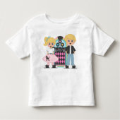 Kinder Blonde Sock Hop T-Shirt (Voorkant)