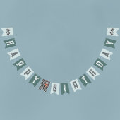 Kinder Blue Racing Car Boys Verjaardag Vlaggetjes