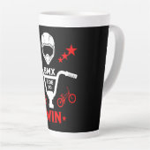 Kinder BMX Biker Freestyle Latte Mok (Rechterhoek)