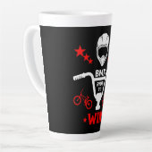 Kinder BMX Biker Freestyle Latte Mok (Linkerhoek)
