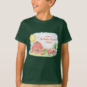 Kinder boer Birthday Party Matching Family Brother T-shirt (Voorkant)