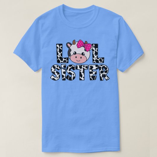 Kinder Boerderij Lover Lil Sis Siblin T-shirt (Design voorkant)