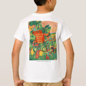 KINDER Boerderij naar School Maand T-shirt (Achterkant)