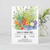 Kinder Boerenmarkt verjaardag Kaart (Staand voorkant)