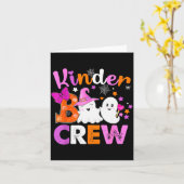 Kinder Boo Crew Kindergarten Teacher Kids Hallowee Kaart (Gele Bloem)