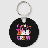 Kinder Boo Crew Kindergarten Teacher Kids Hallowee Sleutelhanger (Voorkant)