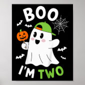 Kinder Boo Ik ben Twee Jaar 2e Verjaardag Jeugd Ha Poster (Voorkant)