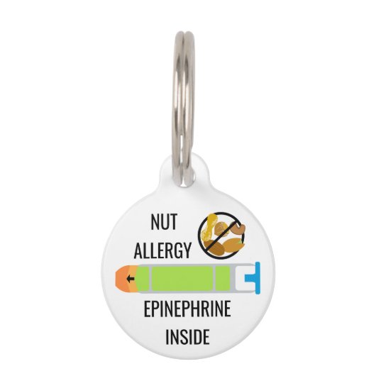 Kinder boom Nut Peanut Allergy Epinefrine Noodsitu Huisdierpenning (Voorkant)