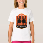 Kinder boomhutten t-shirt (Voorkant)